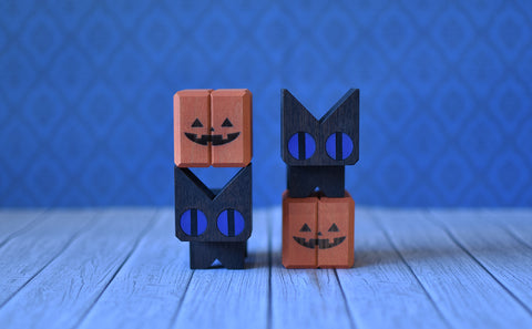 新商品　ネコブロック・ハロウィーン